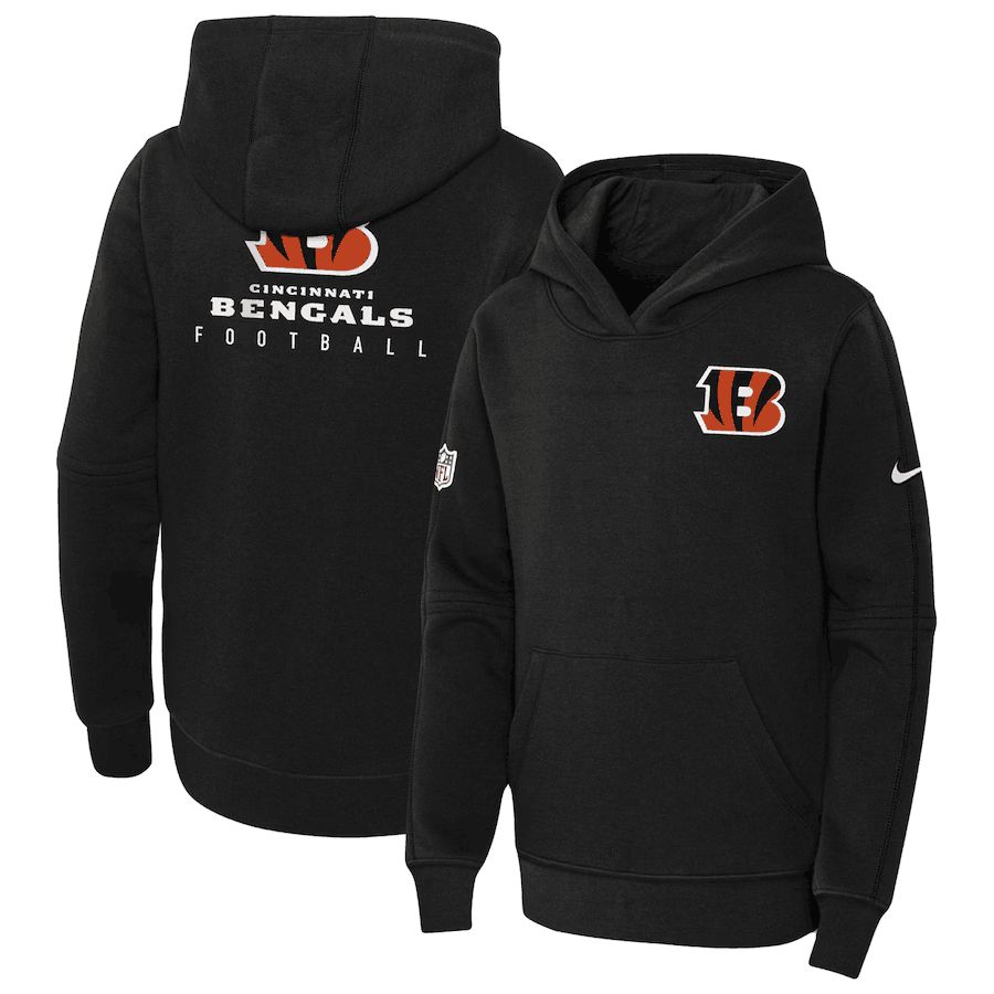 Youth 2023 NFL Cincinnati Bengals black Sweatshirt style 1
